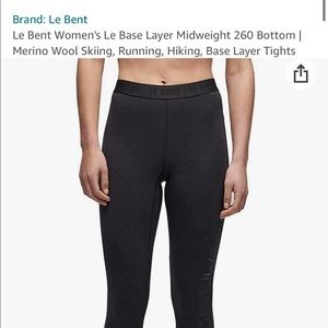 Le bent womens ski base layer